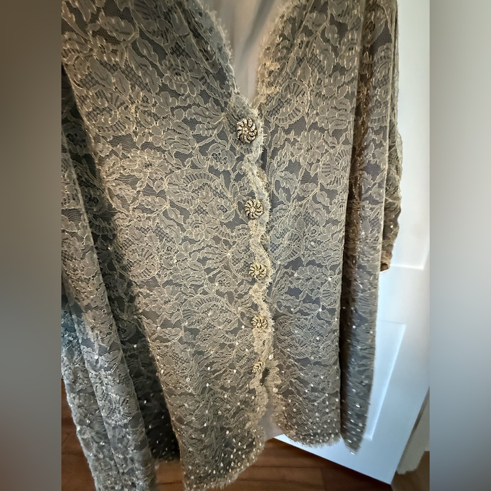 Badgley mishka vintage silk dress - Picture 5 of 6